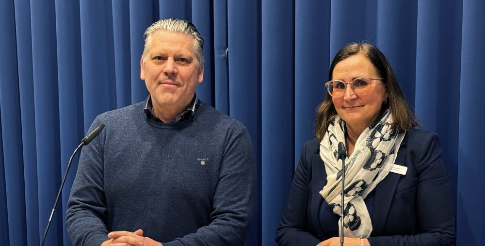 Porträtt på Martin Andersson och Lena Grudén