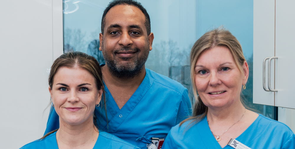 Samir Mohammed, läkare 
Ida Steinwall, undersköterska 
Marina Eriksson, undersköterska 